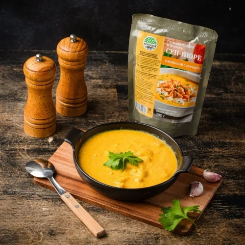 Суп-пюре из тыквы с курицей Кронидов