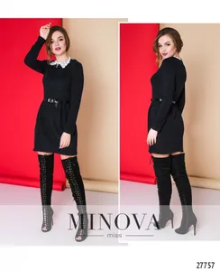 Платье 1001-синий Minova