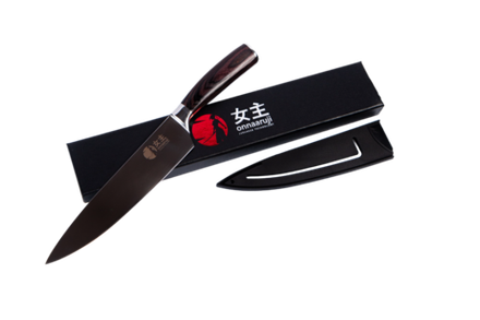 Кухонный шеф-нож, поварской, универсальный Onnaaruji. Профессиональный. Длина лезвия 21 см. Премиум-серия