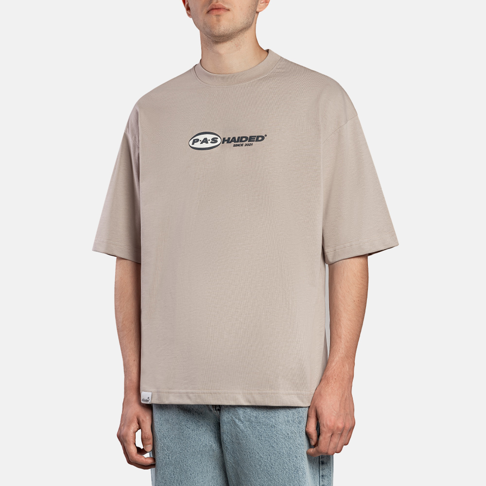 Футболка Haided INVESTMENT RLXD HW TEE grey.beige