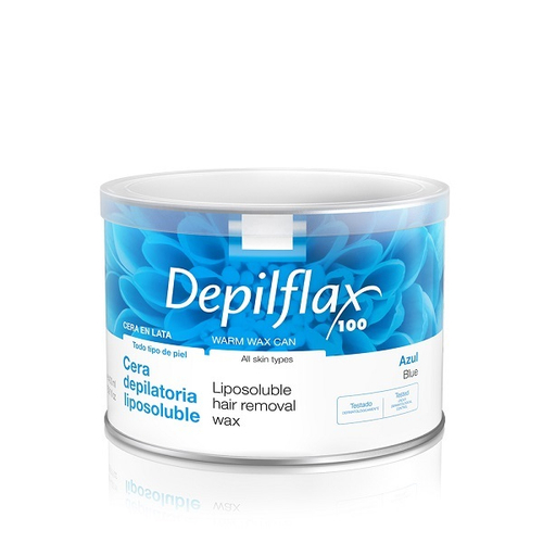 Воск теплый в банке Depilflax Азуленовый 400мл