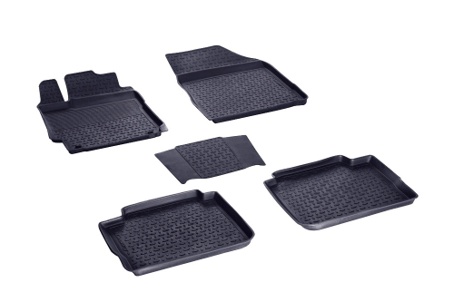 Резиновые коврики с высоким бортом для Toyota Camry VII (XV50) 2012-2017, Seintex.84792