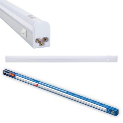 ULI-L02-10W-4200K-SL Светильник линейный светодиодный аналог Т5. Белый свет4200K. 800Lm. Выключатель на корпусе. Серебристый. TM Uniel.