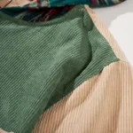 Рубашка YMKASHIX Velvet Button Det  Зелено-Песочная