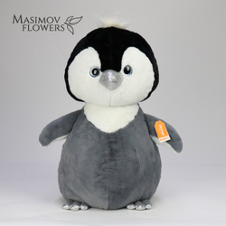 Пушистик Пингвиненок серый 60 см