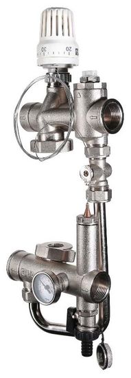 Насосно-смесительный узел Valtec VALMIX VT.VALMIX.0.130 для тёплого пола 130 мм.