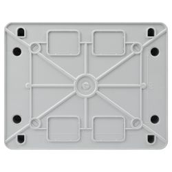 Корпус пластиковый навесной ЭРА COMFORT ЩРН-П-8 IP41 прозрачная крышка белый | Корпуса пластиковые модульные