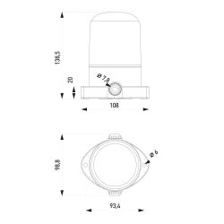 Светильник ЭРА НББ 02-60-001 для бани и сауны керамика/стекло прямой IP54 E27 max 60Вт белый НПБ400