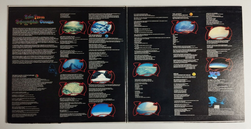 Винтажная виниловая пластинка LP Yes Tales From Topographic Oceans (Japan 1973) (No Obi)
