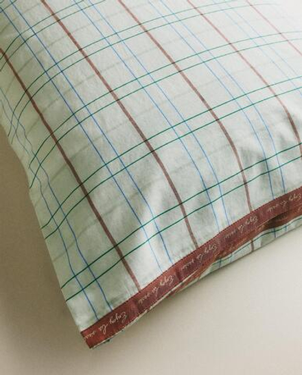 Наволочка Zara Home, хлопок 100%, в клетку, 1611/091