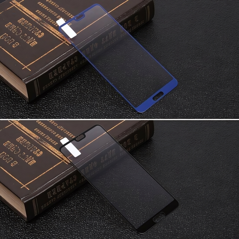 Защитное стекло для Huawei P20 на полный экран, 009288 Синий