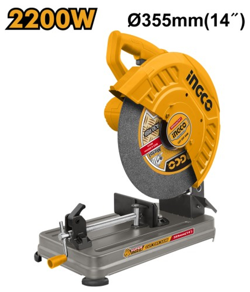 Пила монтажная сетевая INGCO COS223558 355х25,4х3 мм SUPER