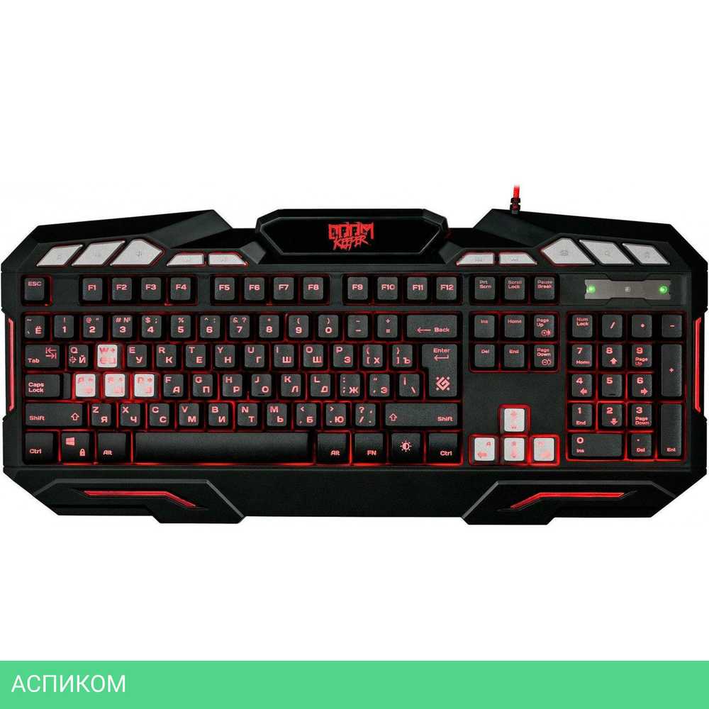 Клавиатура Defender Doom Keeper GK-100DL RU (45100)