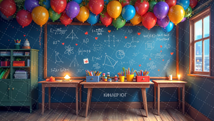 Фотофон "Воздушные шары" арт. ФФ905-72