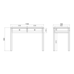 Консольный стол BERGEN BG024