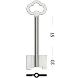 Заготовка сувальдного ключа 13298 MKC2D