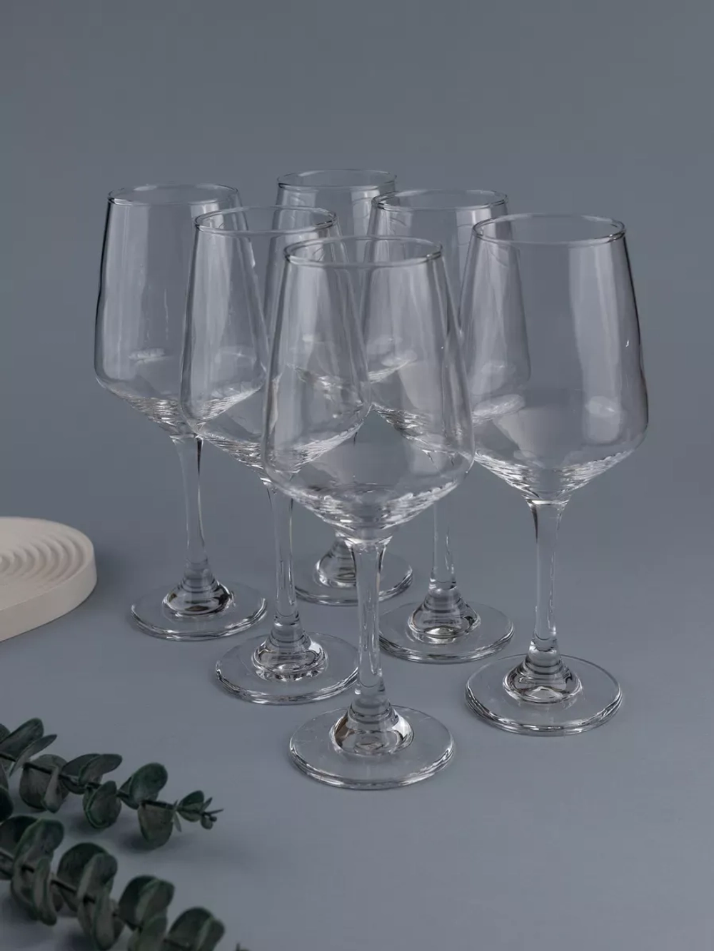 Набор бокалов для вина, 450 мл, 6 шт. прозрачные