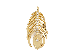 Подвеска Перо, 25,5мм