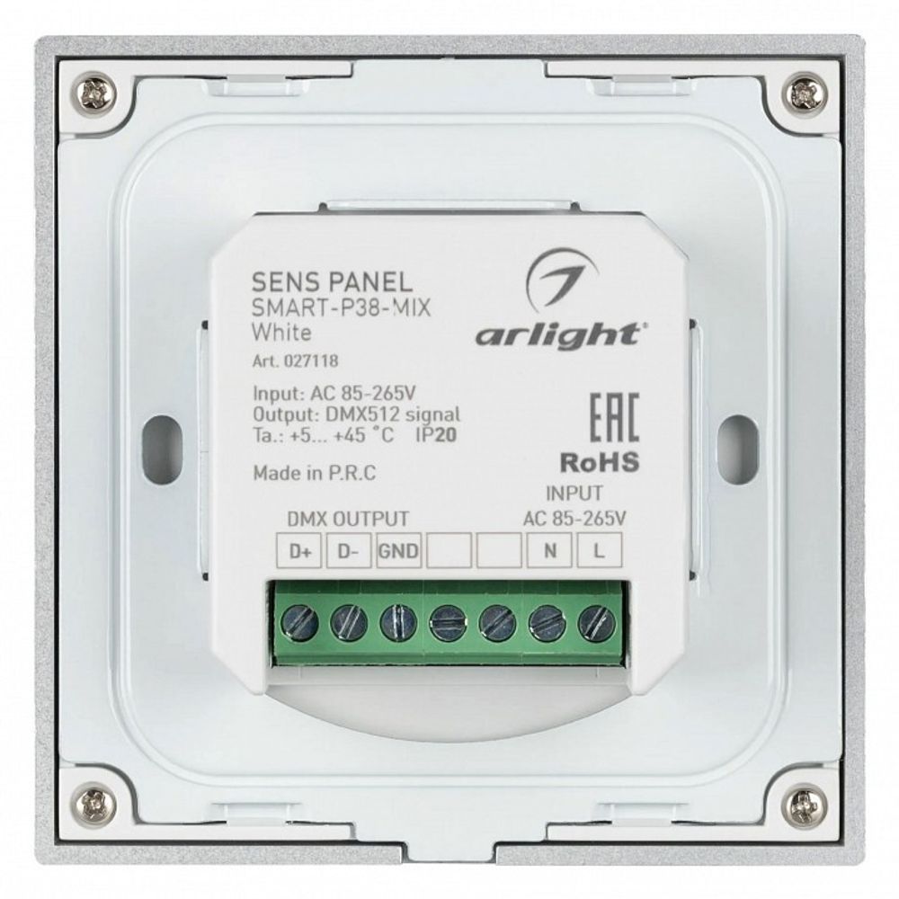 Панель-регулятора ЦТ сенсорный встраиваемый Arlight SMART 027118