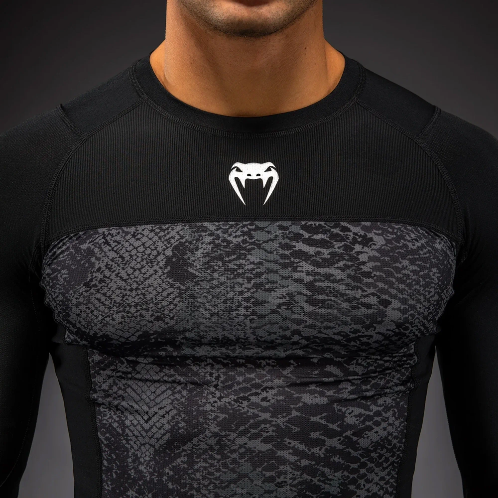 Рашгард Venum G-Fit Scales Rashguard black/charcoal grey