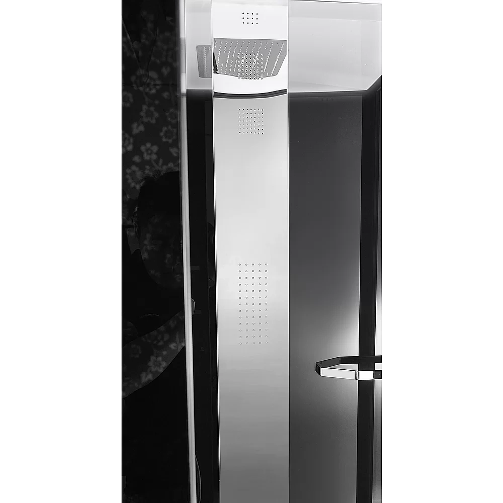 Душевая кабина Orans Diamond 89105RBLH 120х90 профиль черный