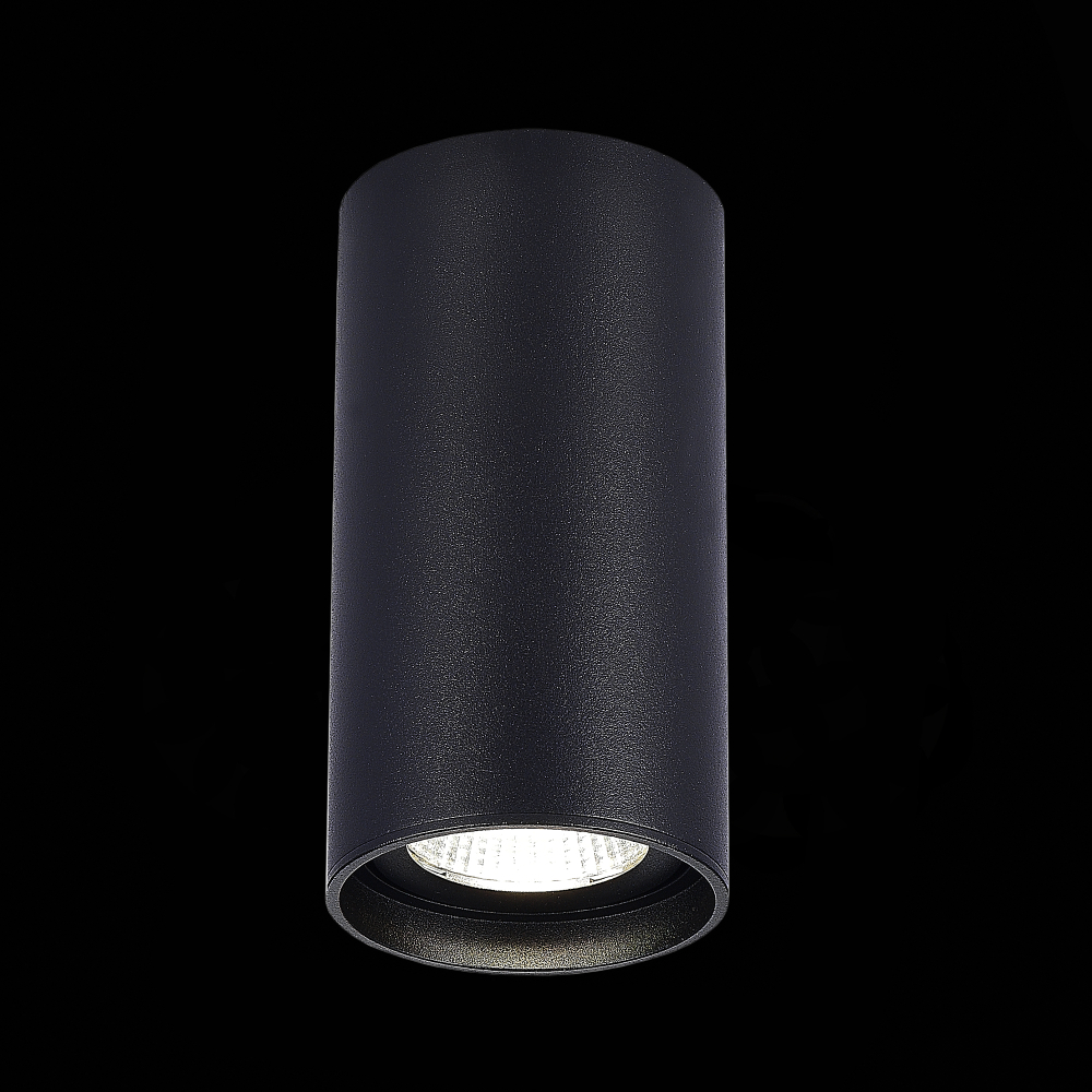 ST157.432.15 Светильник потолочный Черный LED 1*15W 3000K 1 200Lm Ra&gt;90 60° IP44 D75xH140 220-265V Накладные светильники
