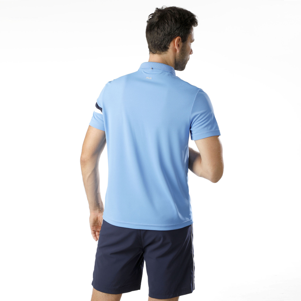 Мужское теннисное поло Fila Louie Polo Men - Light Blue