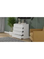 Комод для одежды Белый Жемчуг 90х45х84 см