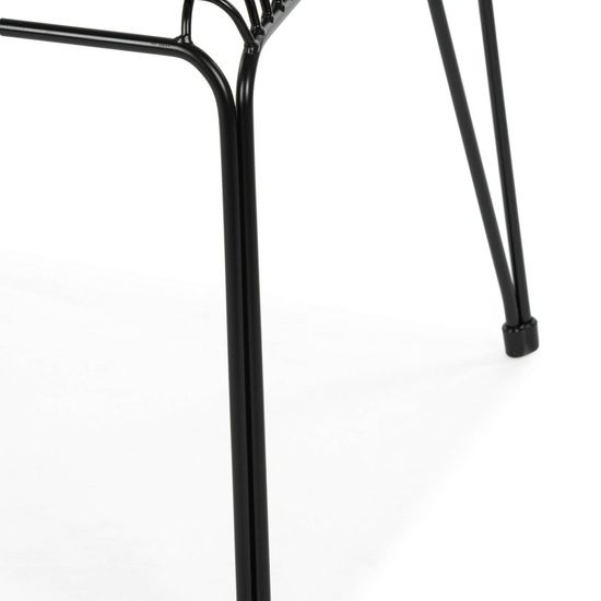 Стул Lugne металлический цвет черный