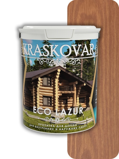 Пропитка для дерева Kraskovar Eco Lazur рябина