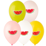 Шар латексный 35см Арбуз (Ассорти)