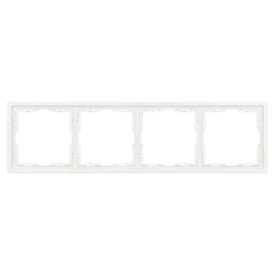 Рамка пластиковая FRM-NOBE-SFPL-4-WH (Arlight, -) 054223