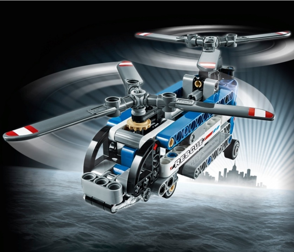 LEGO Technic: Двухроторный вертолёт 42020 — Twin Rotor Helicopter — Лего Техник