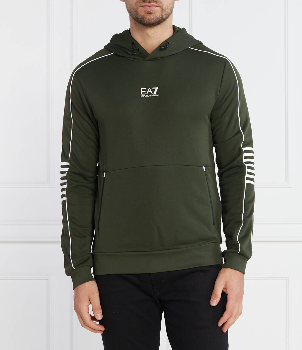 Худи EA7 - зеленый(6RPM06 PJ16Z)