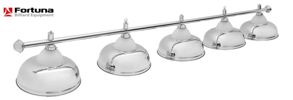 Светильник Fortuna Crown Silver 5 плафонов