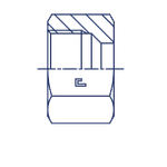Гайка N DL15 (нерж.)