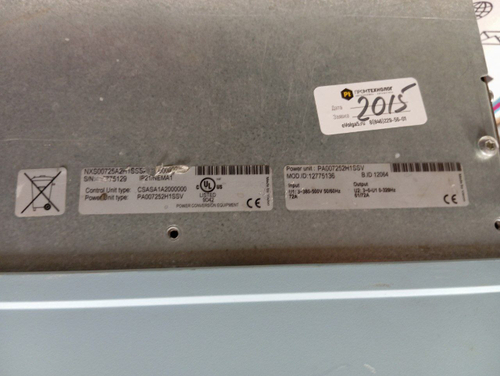 Vacon NXS00725A2H1SSSA1A2000000 б/у