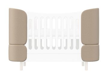 Комплект чехлов для кроватки-трансформера KIDI Soft (бежевый)