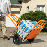 Тележка ручная 2-х колесная, усиленная, г/п 250кг, откидная платформа 530х400мм Сибртех