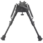 Сошки Vector Optics Defence Carbon, Fiber 6-9" Swivel Bipod, на быстросъемные антабки + адаптер Picatinny (15,5-23 см)