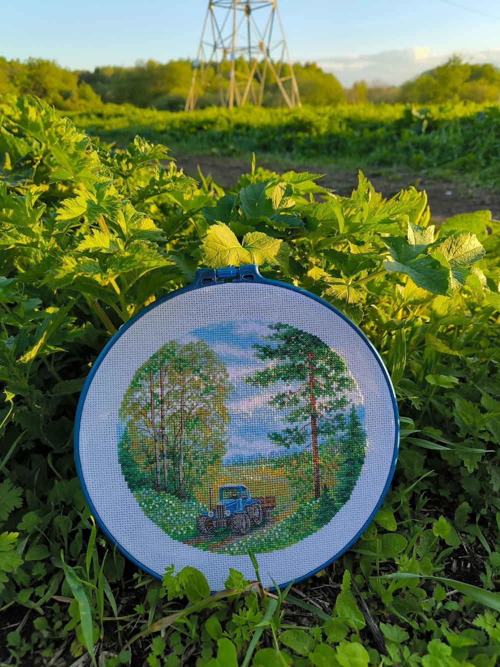 Набор для вышивания крестом Искусница "Дорога домой"