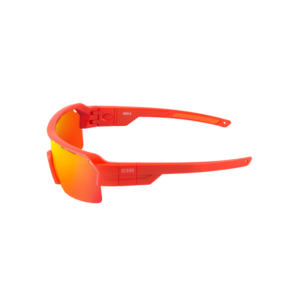 Спортивные очки с диоптриями OCEAN Race Matt Orange / Revo Orange Polarized lenses