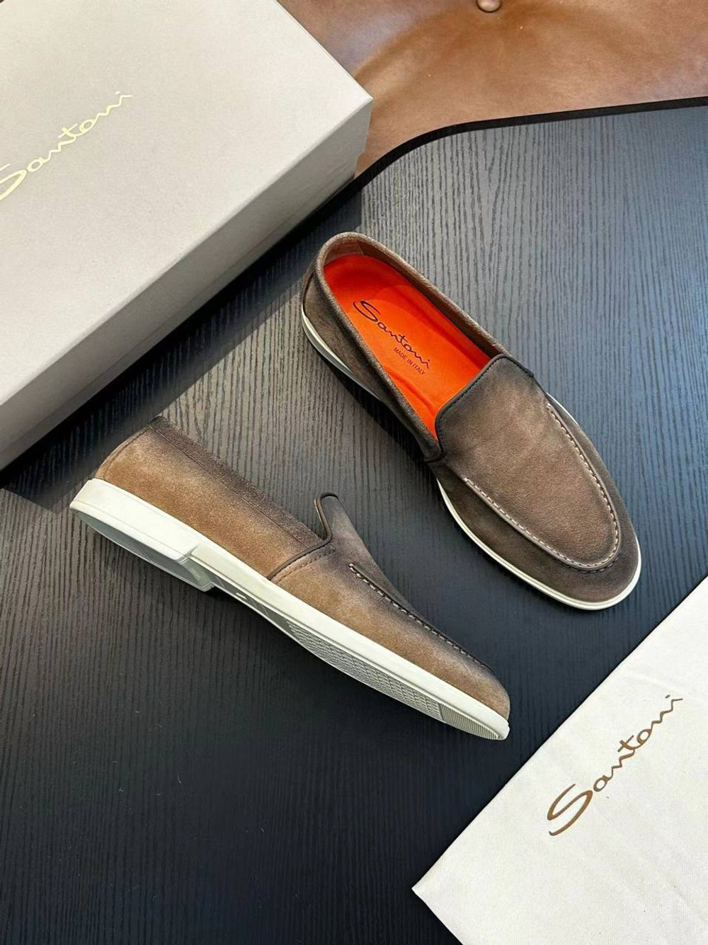 Лоферы Santoni