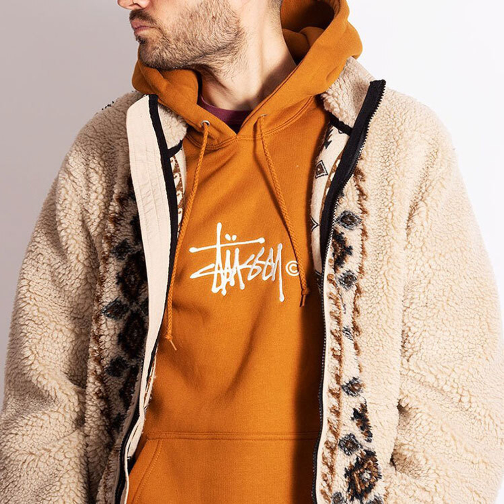 Худи Stussy Copyright Stock Embroidered Hoodie Logo, 118407