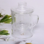 Кружка заварочная со стеклянным ситом 350мл «Хай-Тек»