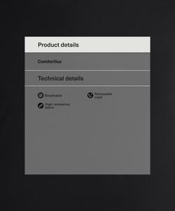 Oysho Майка Comfortlux длинная с несколькими бретелями и чашечками, черный