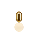 Pendant design lamp Aballs  by Parachilna (Gold,  D15)