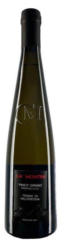 Вино Ка’ Монтини Терре ди Вальфредо Пино Гриджио Вино Ка’ Монтини Терре ди Вальфредо Пино Гриджио