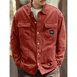 Джинсовая куртка в американском стиле в стиле ретро от GELANLU  STYDIO