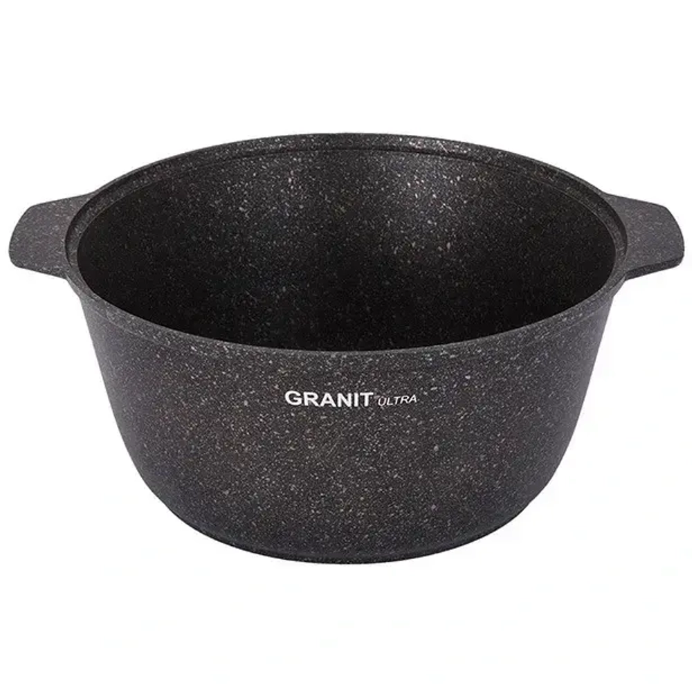 Кастрюля-жаровня 5л «Granit ultra» (original) со стеклянной крышкой жго51а